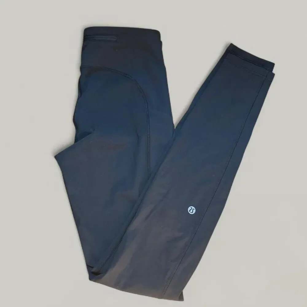 Lululemon Women's Black and Grey Leggings